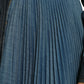 Elegant Denim A-Line Midi Dress