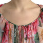 Floral Silk Maxi Dress
