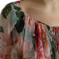 Floral Silk Maxi Dress