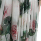 Ethereal White Silk Floral Maxi Dress