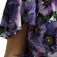 Elegant Floral Silk Maxi Dress