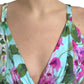 Elegant Floral Sheath Midi Dress
