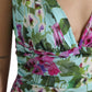 Elegant Floral Sheath Midi Dress