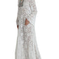 Elegant White Shift Dress with Crystal Embellishment