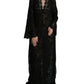 Elegant Long Sleeve Crystal-Embellished Dress