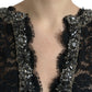 Elegant Long Sleeve Crystal-Embellished Dress