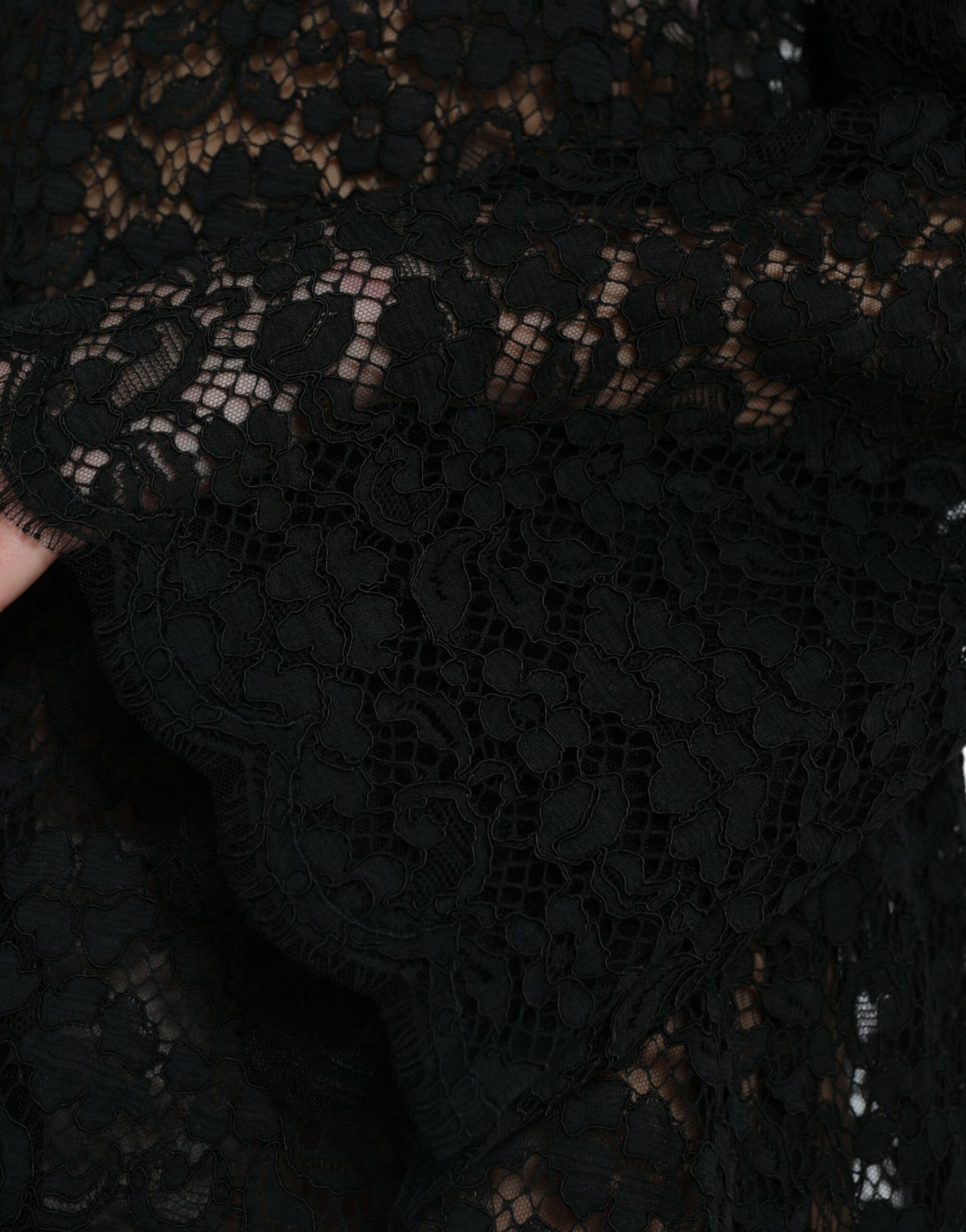 Elegant Long Sleeve Crystal-Embellished Dress