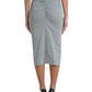 Elegant High Waist Midi Pencil Skirt