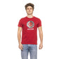 Red Cotton Men T-Shirt