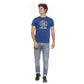 Blue Cotton Men T-Shirt