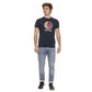 Blue Cotton Men T-Shirt