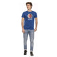 Blue Cotton Men T-Shirt