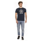 Blue Cotton Men T-Shirt