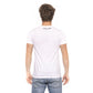 White Cotton Men T-Shirt