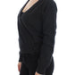 Chic Gray Oversize Knitted Cashmere Pullover