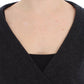 Chic Gray Oversize Knitted Cashmere Pullover