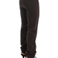 Chic Brown Cotton Dress Pants