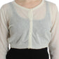 Chic Cropped Alpaca Blend Sweater