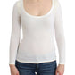Chic White Floral Lace Long Sleeve Top