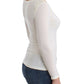 Chic White Floral Lace Long Sleeve Top