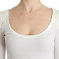 Chic White Floral Lace Long Sleeve Top