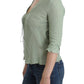 Chic Green Knitted Top – Ethereal Elegance