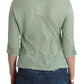 Chic Green Knitted Top – Ethereal Elegance