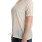 Elegant White Cotton Short Sleeve Blouse