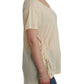 Elegant White Maxi Cotton T-Shirt