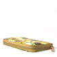Sunflower Print Leather Continental Wallet