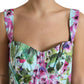 Floral Print Cotton Mini A-line Dress