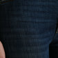 Elegant High-Waist Stretch Denim Jeans