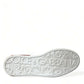 Chic White & Red Portofino Sneakers