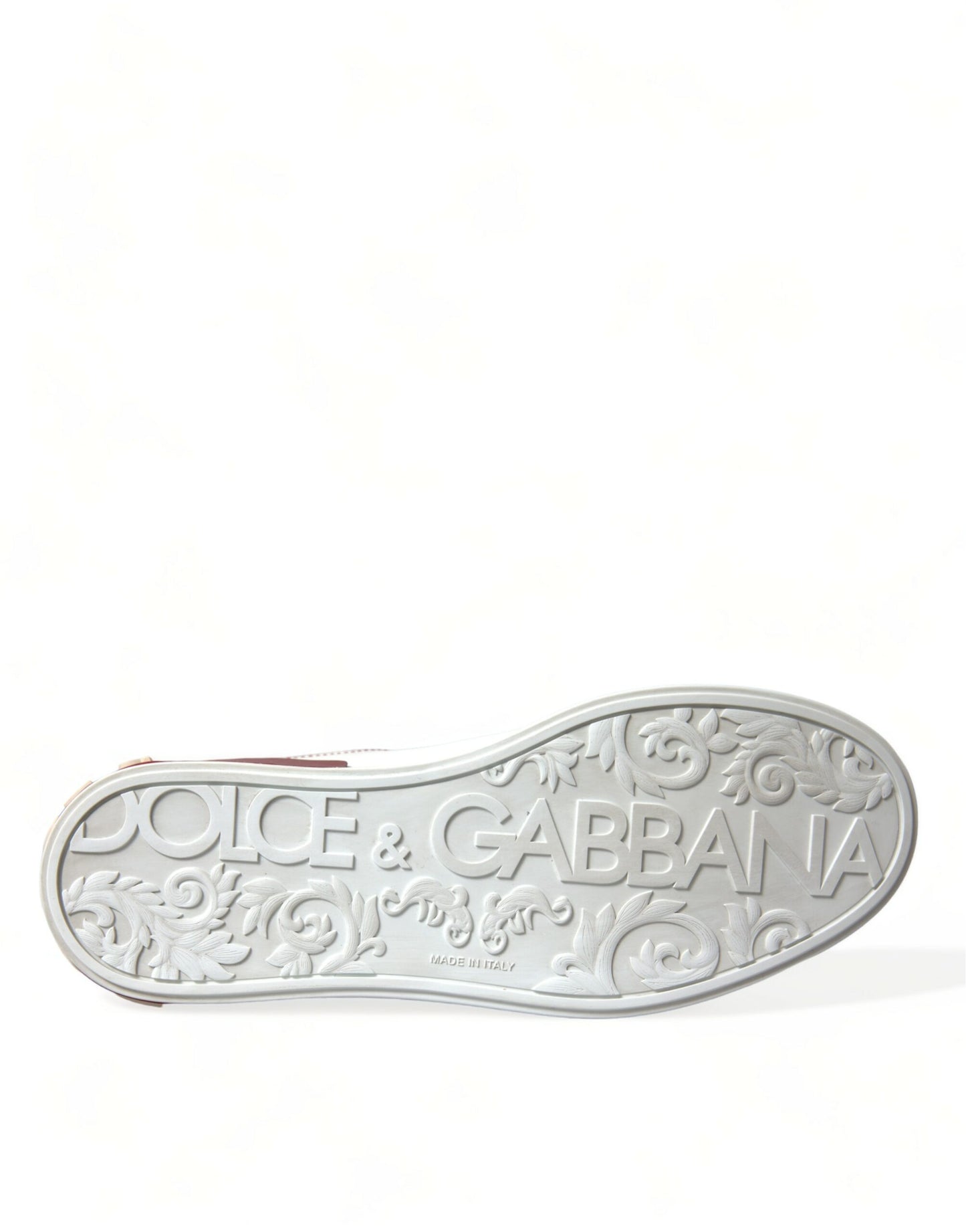 Chic White & Red Portofino Sneakers