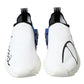 Chic Low Top Sorrento Sneakers in Blue and White
