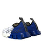 Chic Low Top Sorrento Sneakers in Blue and White