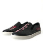 Elegant Black Slip-On Sneakers