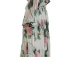 Elegant Floral Maxi Silk Dress