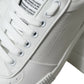 Elegant White Low-Top Calfskin Sneakers