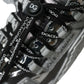 Silver Laminated Low Top Sneakers