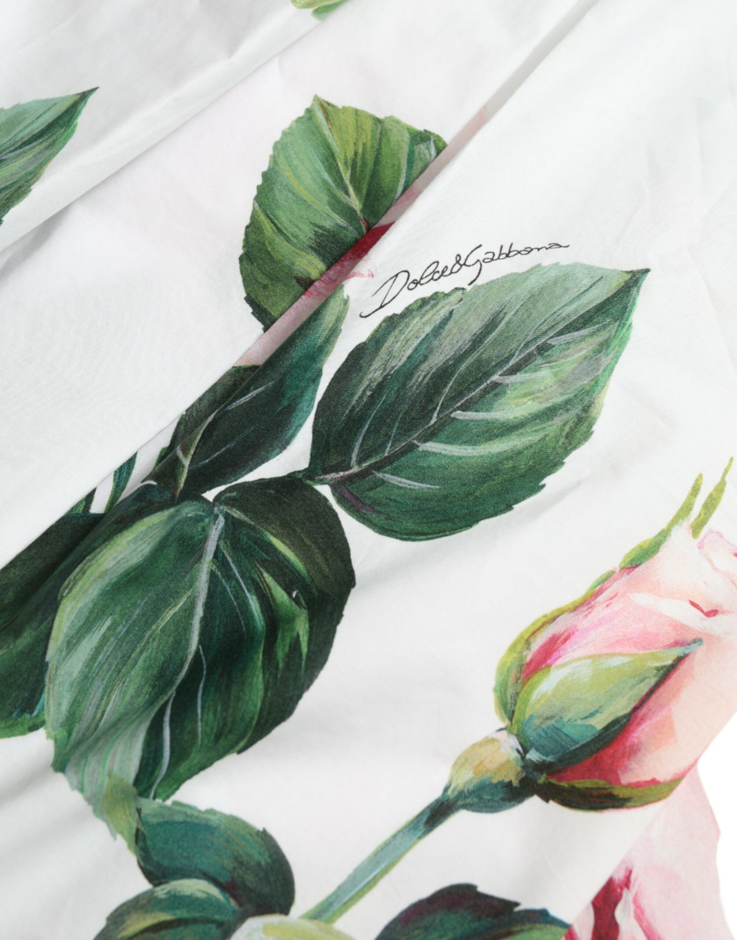 Floral Off-Shoulder Cotton Midi Dress