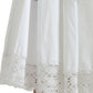 Elegant White A-line Midi Corset Dress