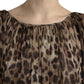 Elegant Leopard Print Maxi Dress