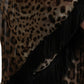 Elegant Leopard Print Maxi Dress