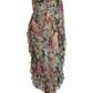 Ethereal Pink Floral Silk Maxi Dress