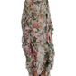 Ethereal Pink Floral Silk Maxi Dress