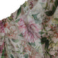 Ethereal Pink Floral Silk Maxi Dress