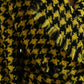Chic Houndstooth Virgin Wool Long Coat