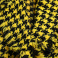 Chic Houndstooth Virgin Wool Long Coat