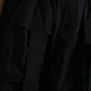 Elegant Long Peplum Jacket in Black